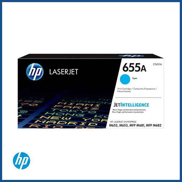  HP 655A (CF451A) Cyan Toner Cartridge 